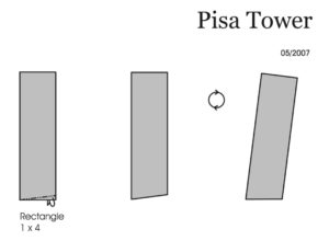 1 Fold - Pisa Tower